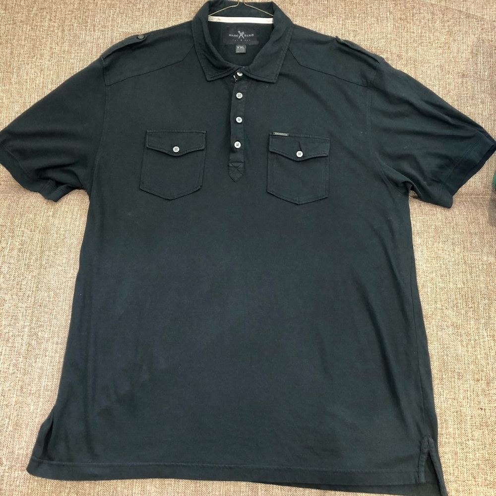 Vintage Marc Ecko Polo shirt. Black size XXL